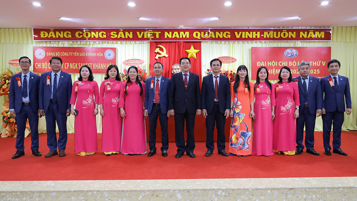 Đại hội Chi bộ Công ty CP NGK Sanest Khánh Hòa lần thứ V, nhiệm kỳ 2022 - 2025