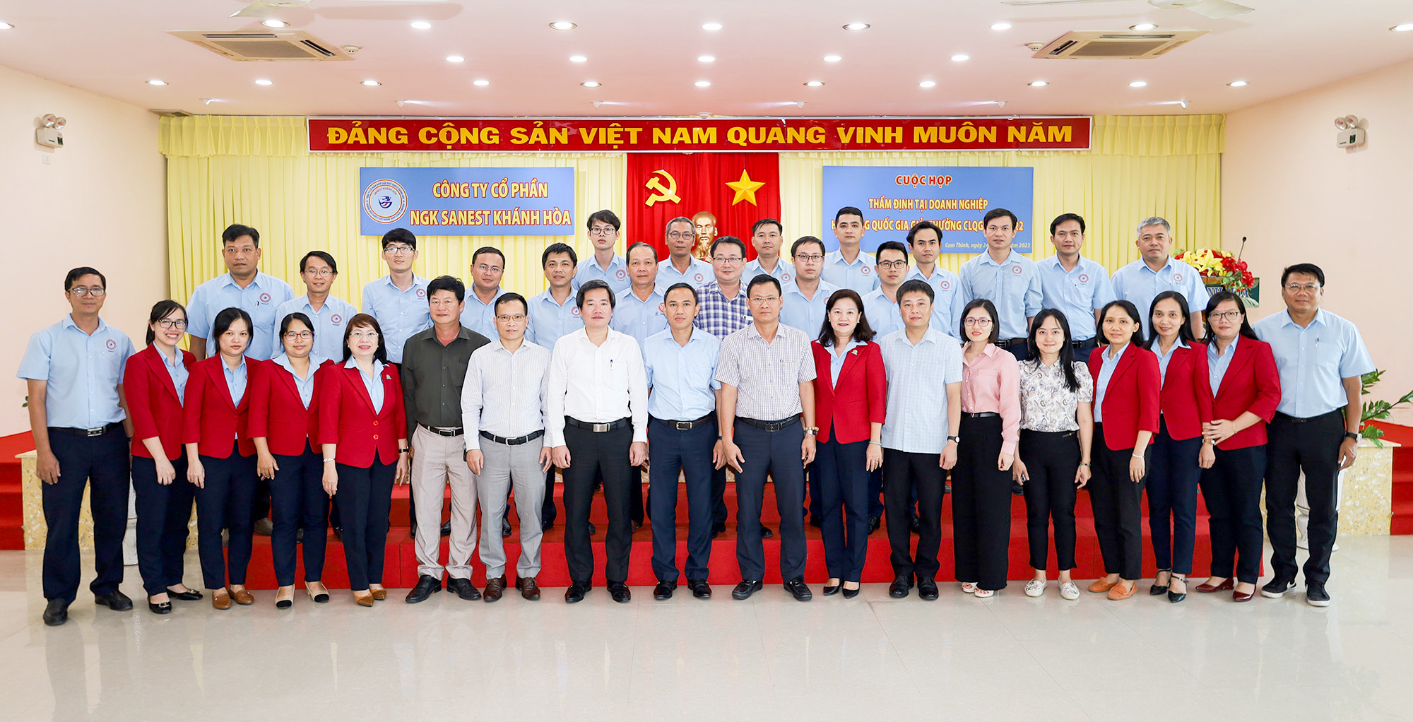 Sanest Khánh Hòa đón Đoàn công tác Hội đồng Giải thưởng Chất lượng Quốc gia 2022