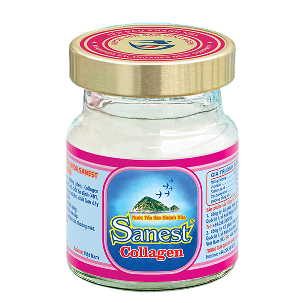 Nước Yến sào Khánh Hòa Sanest Collagen hộp 1 lọ 70ml - 770