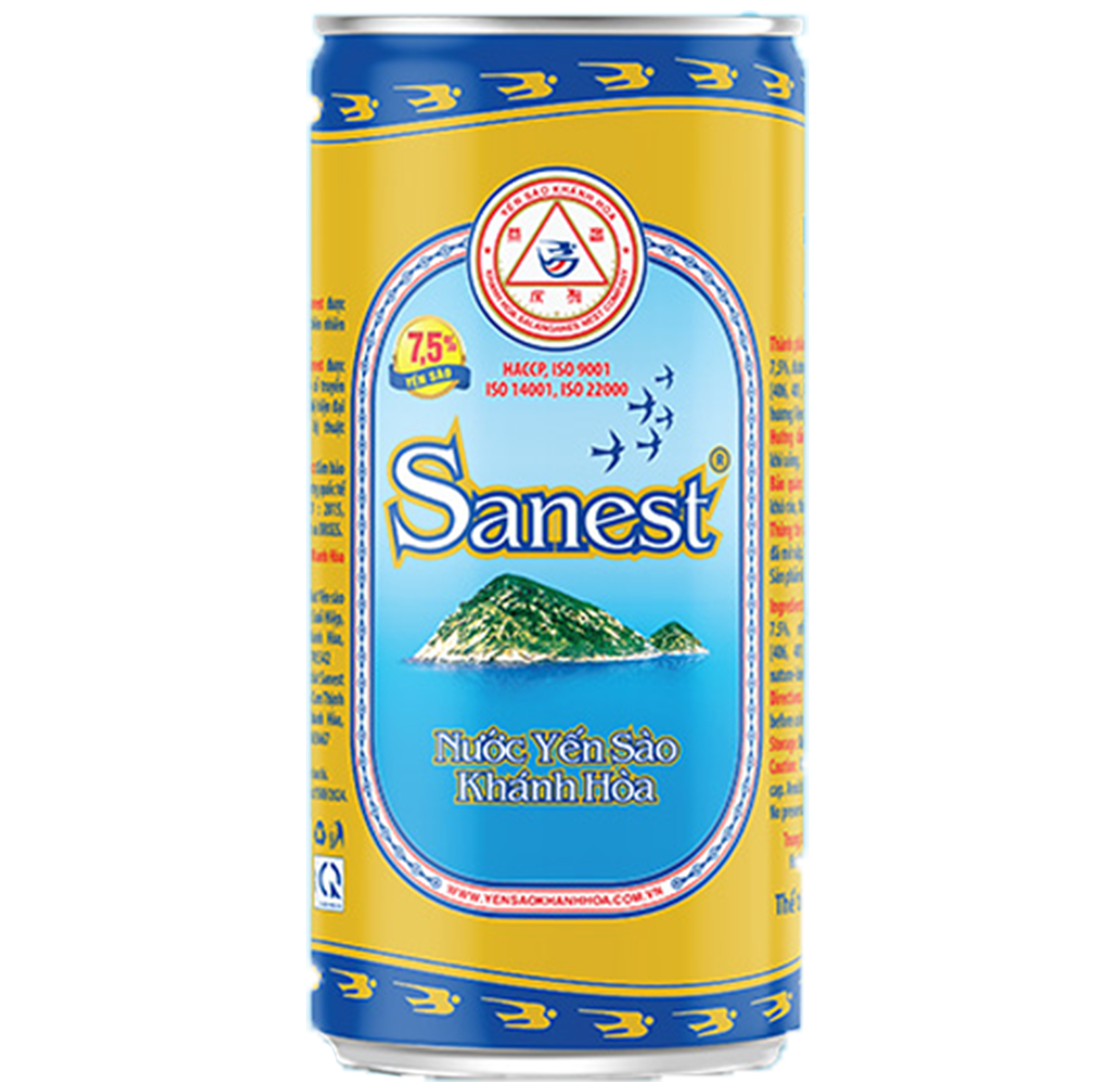 Nước Yến sào Khánh Hòa Sanest lon 190ml - S001