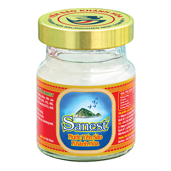 Nước Yến sào Khánh Hòa Sanest hộp 1 lọ 70ml - 002