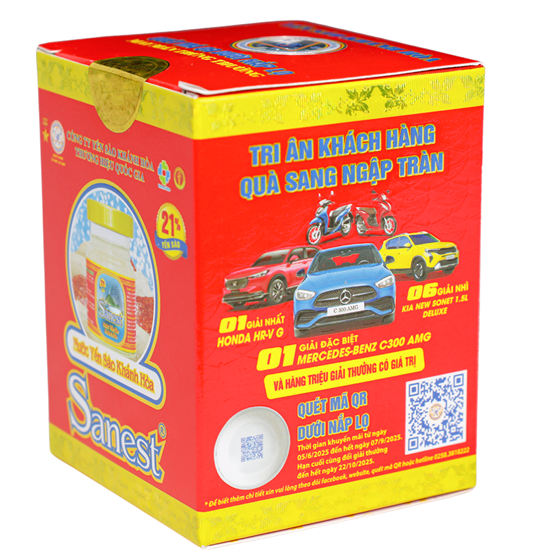 Nước Yến sào Khánh Hòa Sanest hộp 1 lọ 70ml - S002