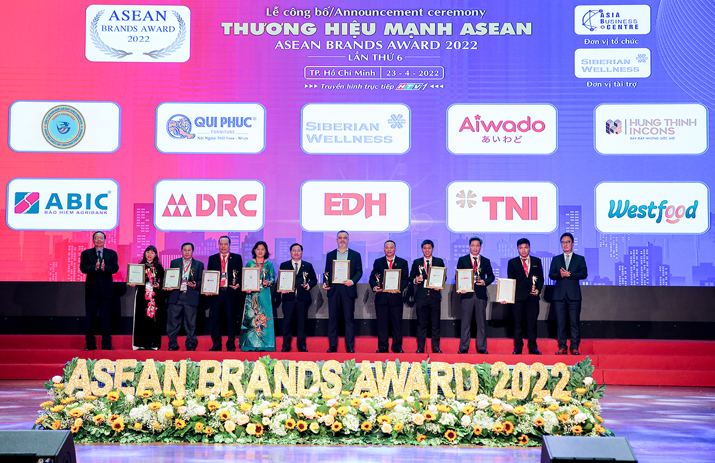 Sanest Khánh Hòa - Tiếp tục đạt Top 10 Thương hiệu mạnh ASEAN