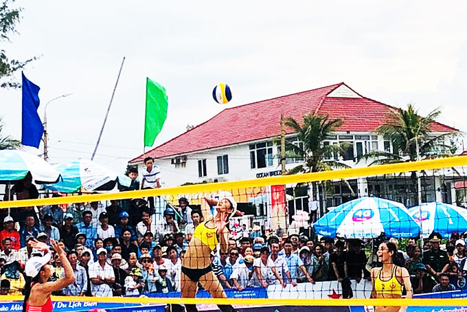 Giải bóng chuyền bãi biển nữ quốc tế Tam Kỳ, Quảng Nam: Nữ Sanest - Sanna Khánh Hòa giành trọn huy chương