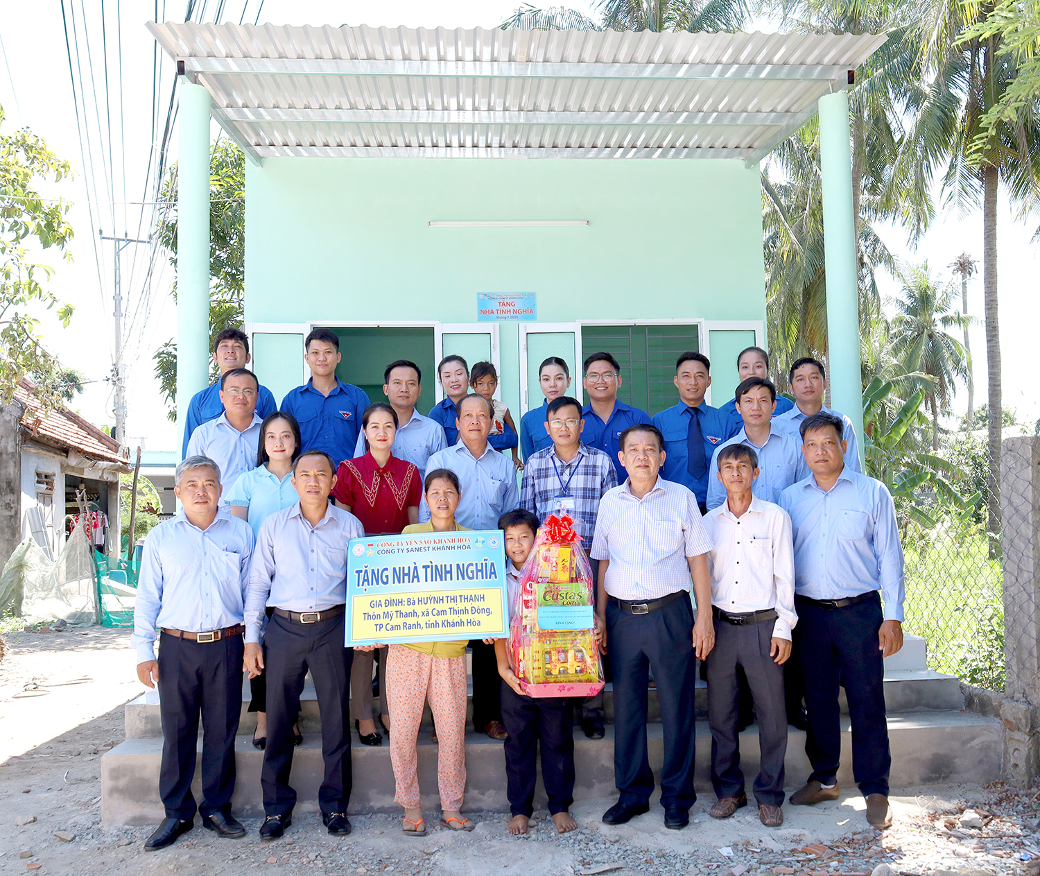 Sanest Khánh Hòa tiếp tục trao tặng nhà tình nghĩa cho các hộ nghèo