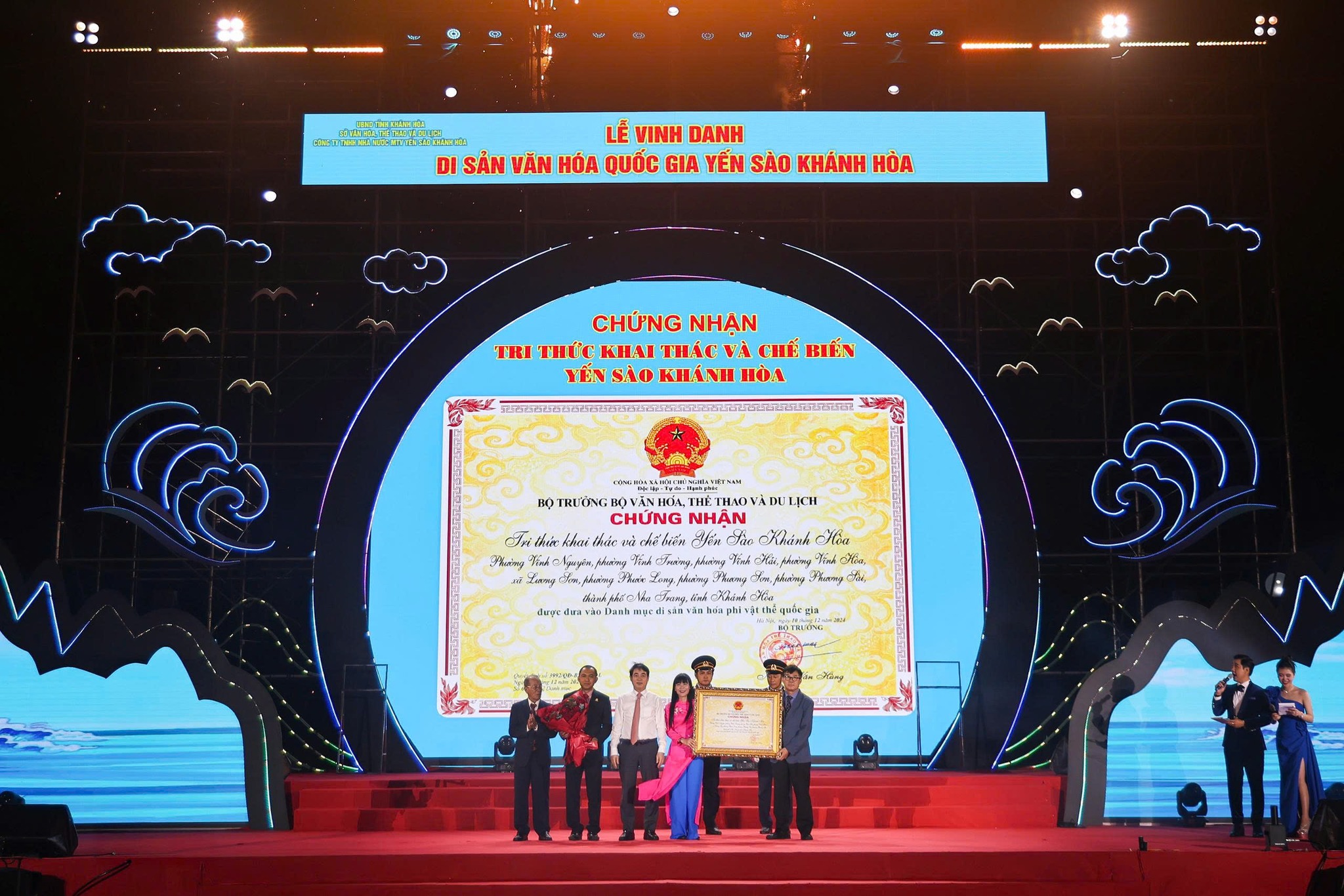 LỄ VINH DANH DI SẢN VĂN HÓA QUỐC GIA YẾN SÀO KHÁNH HÒA