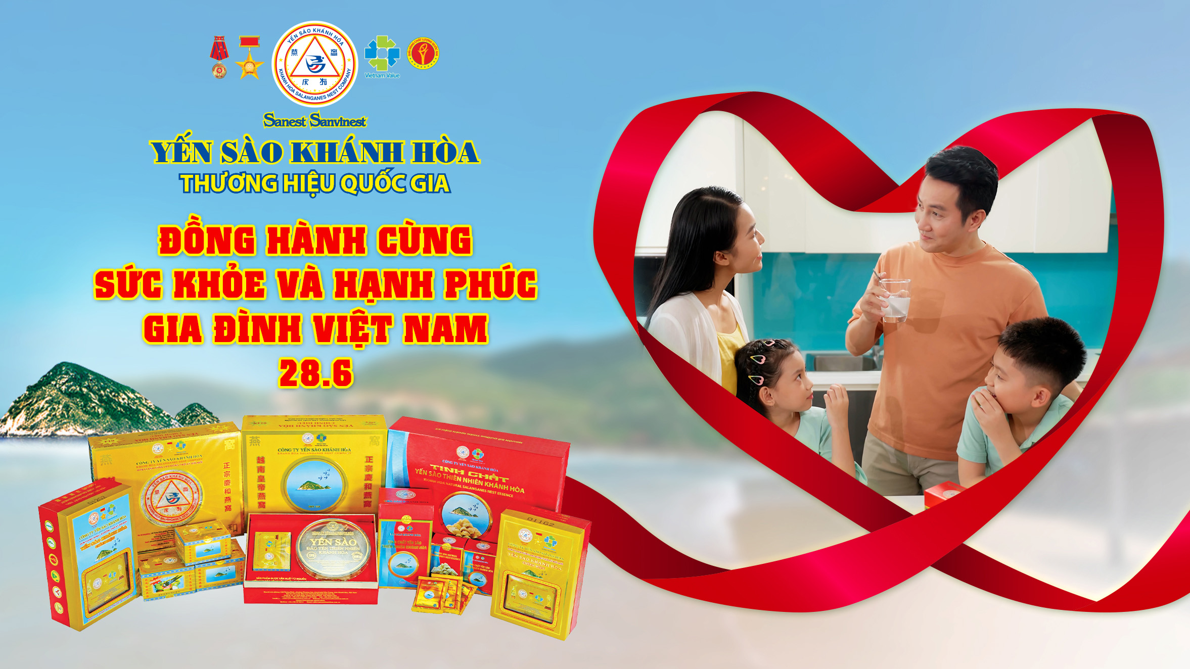 GẮN KẾT YÊU THƯƠNG, ĐONG ĐẦY HẠNH PHÚC GIA ĐÌNH CÙNG YẾN SÀO KHÁNH HÒA